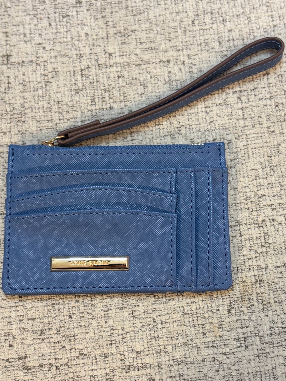 Anne Klein Blue Card Wristlet. Never used ✨